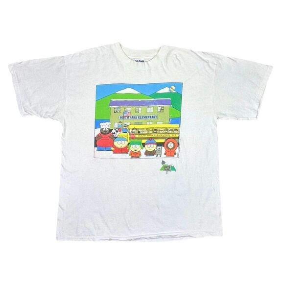 Vintage Gildan 1997 Comedy Central South Park Graphic Crew Neck Tee - Size XL - Picture 1 of 7